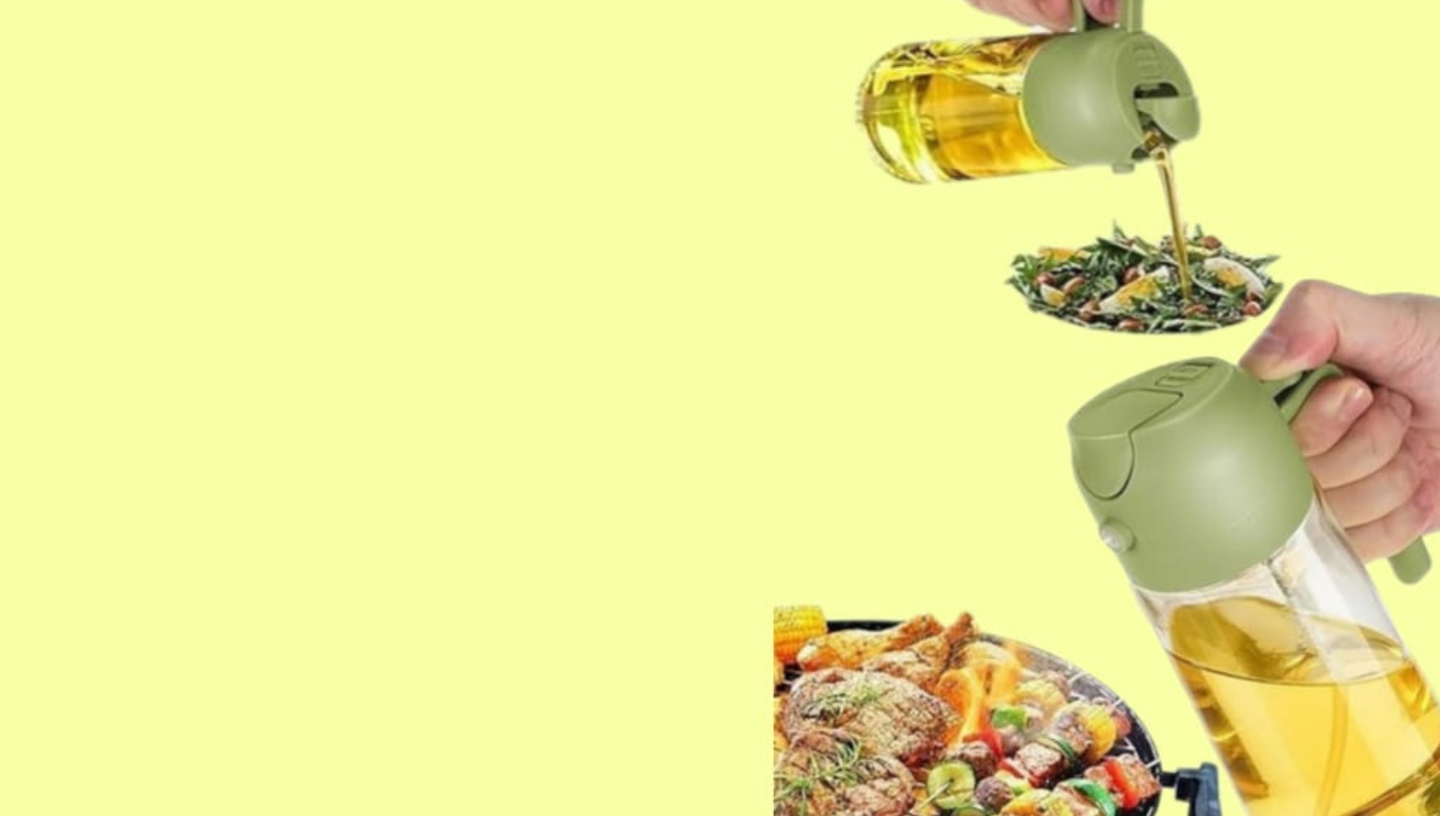 Smart 2-in-1 Oil Dispenser Bottle 